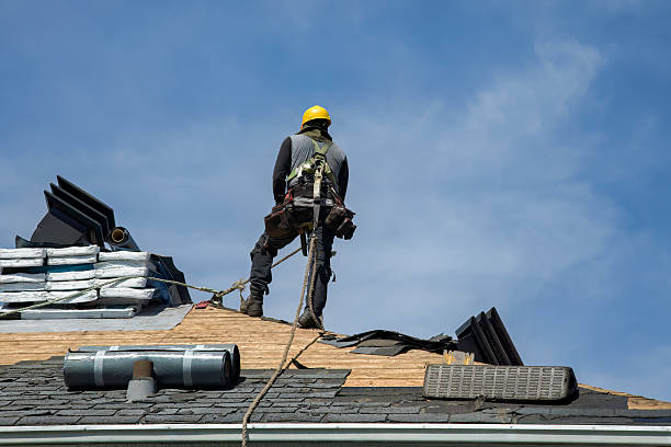Professional Roof Replacement technician working in Anton, TX